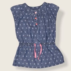 Carter’s Anchor Print Blouse For Toddlers 3T